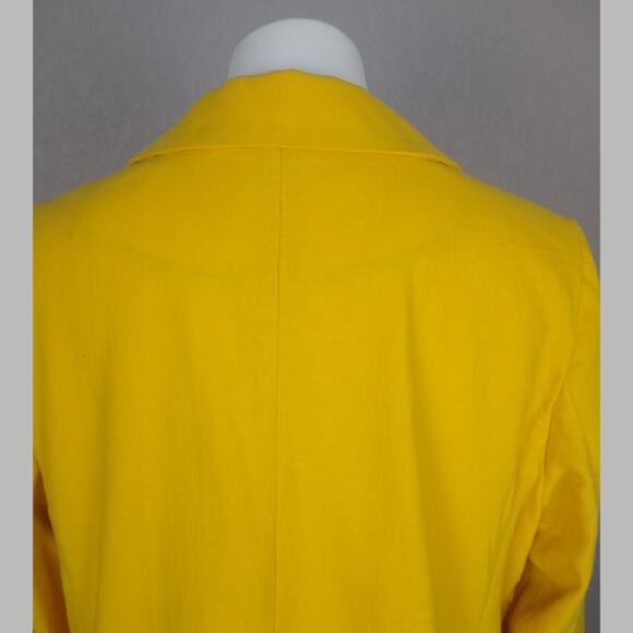 NWOT Soft Surroundings Yellow Cotton Blair Jacket Size Medium - Picture 8 of 14